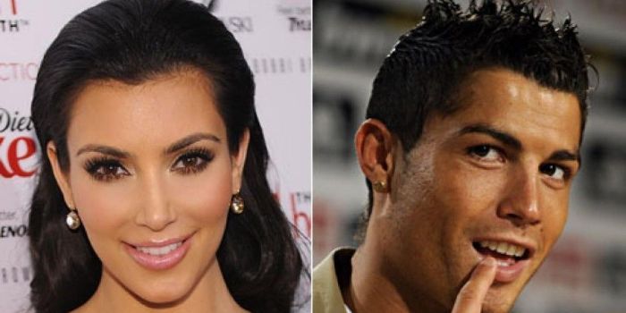 Kim Kardashian in Cristiano Ronaldo