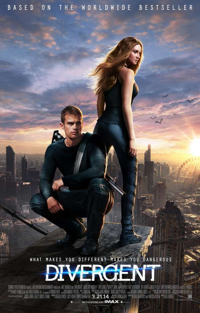 De beste filmene fra 'Divergent' -franchisen